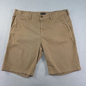 14th & Union Slim Fit Chino Shorts NORDSTROM Men's Size 38 Brown 10" inseam